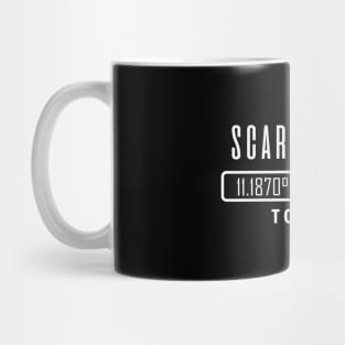 Scarborough, Tobago GPS Location Mug